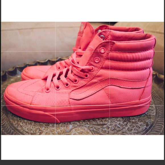 high top hot pink vans